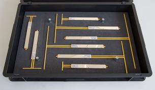 Complete set of Implant EMC dipoles in the transportation box